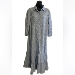 Womens  floral maxi dress size medium